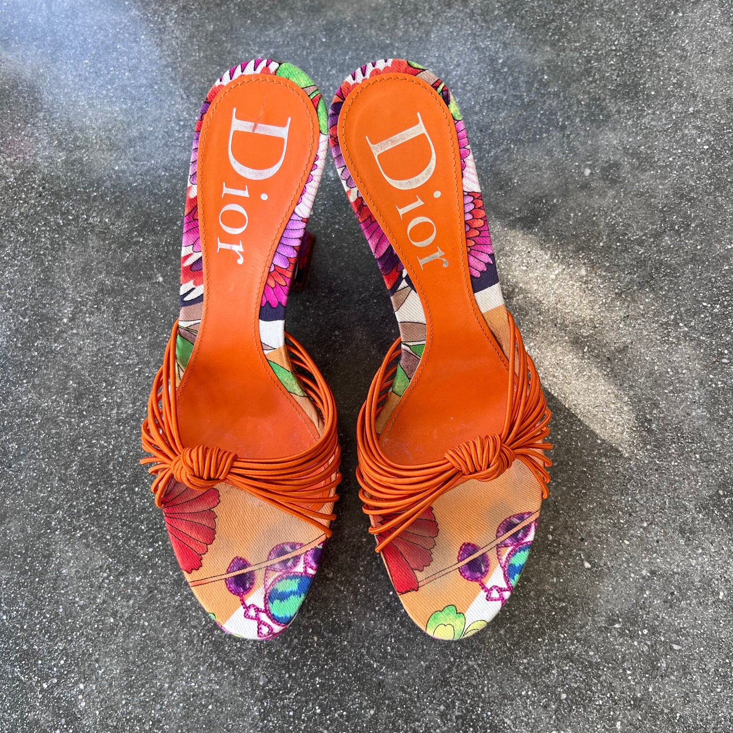 Christian Dior Vintage Tropical Wedges - 37.5