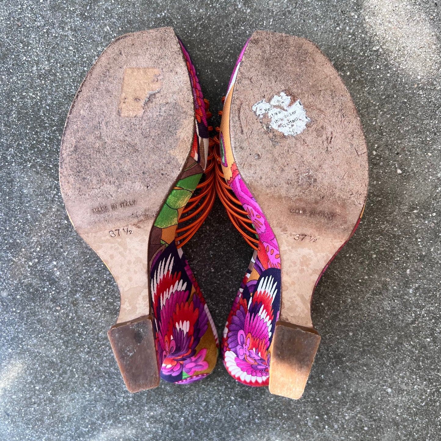 Christian Dior Vintage Tropical Wedges - 37.5