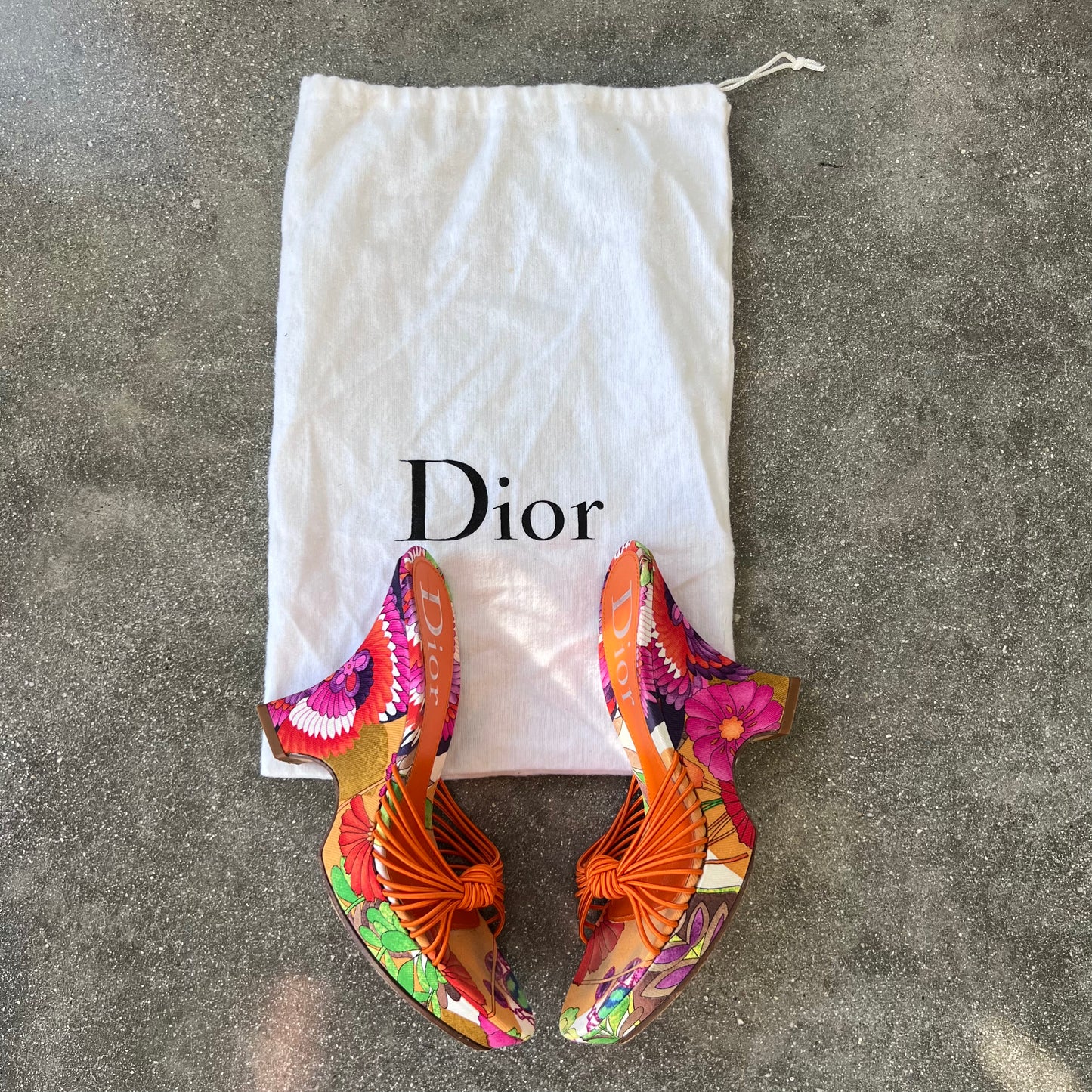 Christian Dior Vintage Tropical Wedges - 37.5